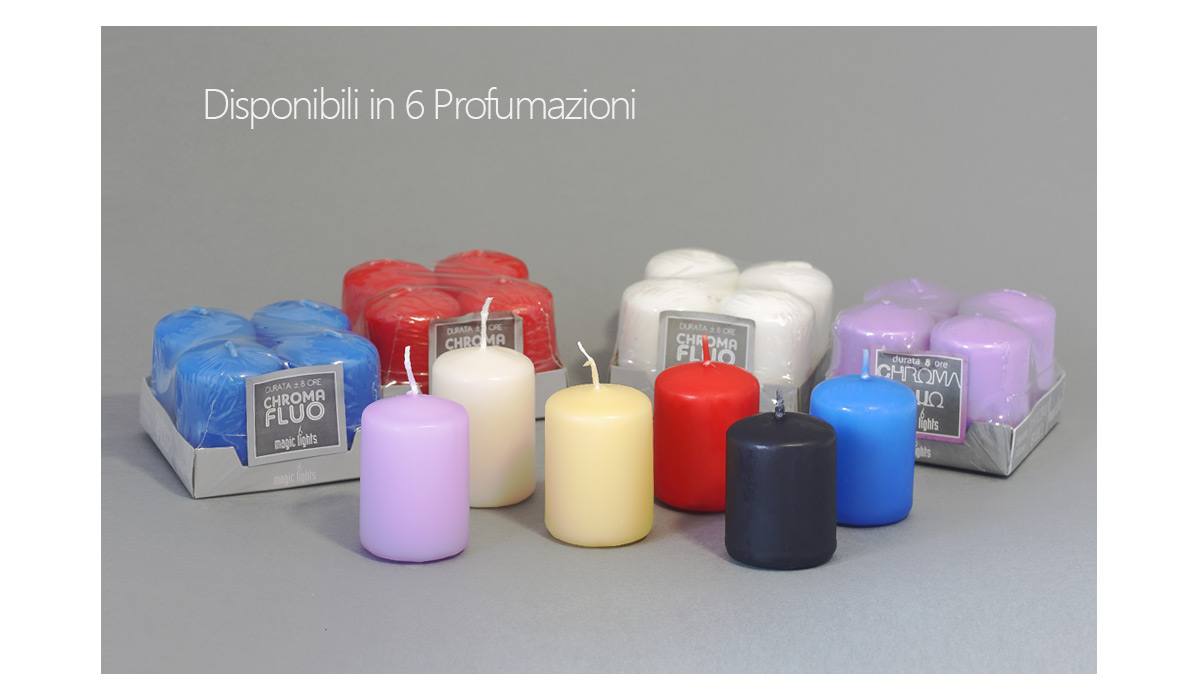 Scented Candles, 8 x 70 g Candles in Jar, Scented Candle with Amber and Musk Not